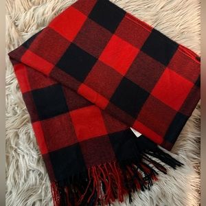 Abercrombie buffalo plaid scarf